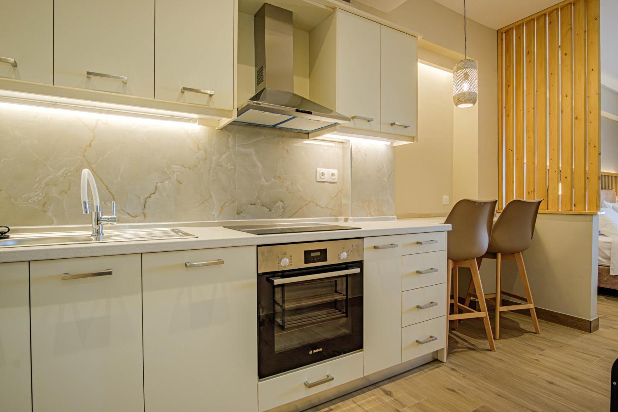 Elias & Vasili House Hotel Agios Georgios Pagon Bagian luar foto