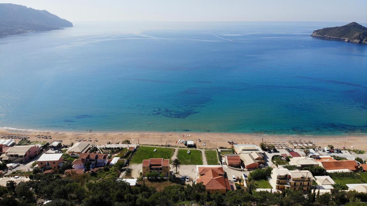 Elias & Vasili House Hotel Agios Georgios Pagon Bagian luar foto